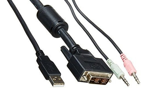 Cable Kvm Premium Connectpro Sdu-06a Dvi-i / Usb / Audio 3-e