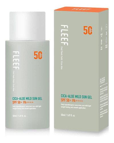 Fleef Cica-aloe Gel Solar Suave De 1.69 Onzas Lquidas  Prote