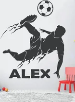 Comprar Vinilos Deporte Pelota Pared Futbol Patea Con Nombre