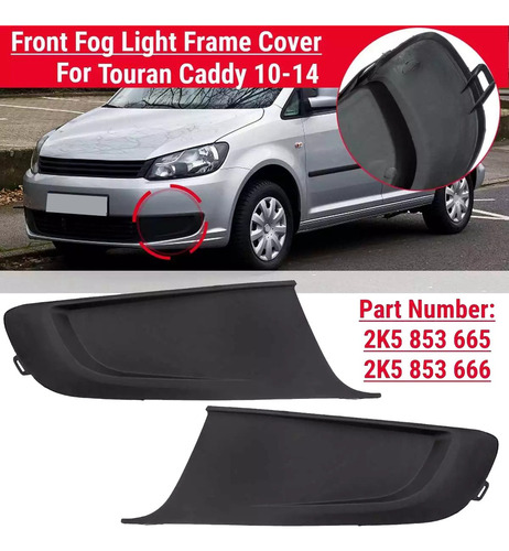 2k5853665 2k5853666 Para Parachoques Delantero Fog Li Caddy