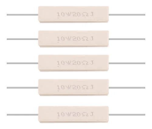 Resistenza Carico Valore Variabile Resistenze In Alluminio Dorato 5W E 10W - Valori Da 0,1 Ohm A 10k Ohm, Perfette Per Fai Da Te E Riparazioni Pakelo 10w50 - Foto 7