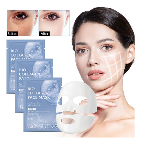 Set De Mascarillas Faciales P Bio, Máscara Antiarrugas, Hidr