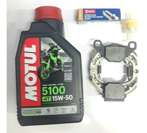 Kit De Mantenimiento Hj125 Sky Hawk Motul 5100