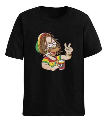 Polos Homero Simpson Rasta / Personalizados 