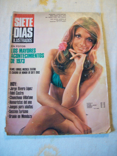 Revista Vintage *7 Dias Ilustrados* Año Vii- N° 346 . 1974