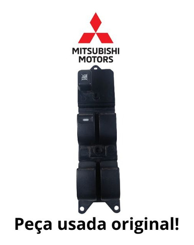 Botão Vidro Dianteiro Esquerdo Quadruplo Mitsubishi Pajero
