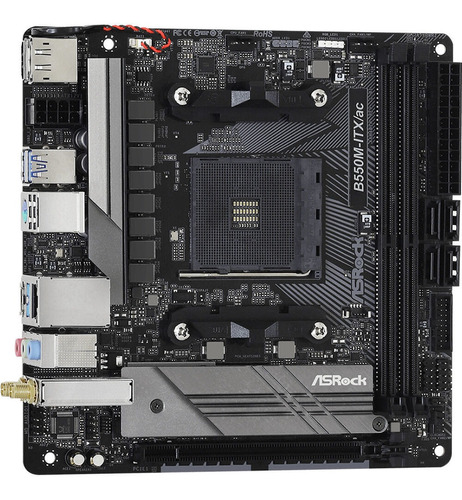 Asrock B550m-itx Ac Amd Am4 Ryzen B550 Max64gb Ddr4 Mini-itx