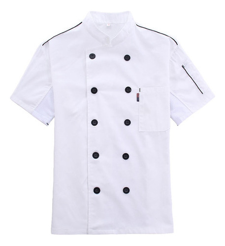 Chaqueta Chef Mujer Manga Corta Cook Chic Cooking Work