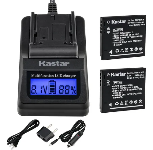 Cargador Y Batería 2pack Dmwbck7 Lumix Dmcfh27 Dmcfp7 ...