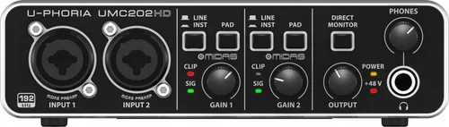 comprar U-phoria Umc 202hd Interface De Audio Behringer + Nf