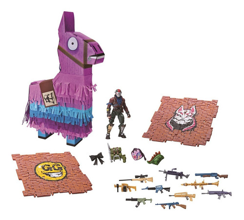 Pack Figura + Accesorios Fortnite Llama Drama Loot Piñata