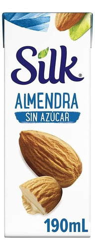 Silk Alimento Líquido, Almendra Sin Azúcar 190ml