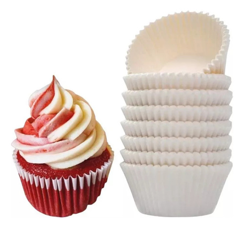 Capacillos Cupcakes Blanco #73 - 250pz