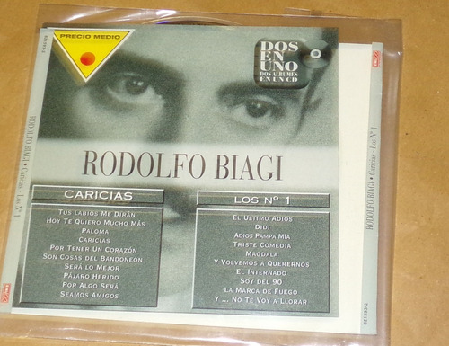 Rodolfo Biagi Dos En Uno Caricias Los Nº1 Cd Kktus