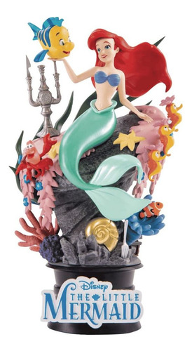 Ariel And Flounder Little Mermaid Disney Dstage Beastkingdom