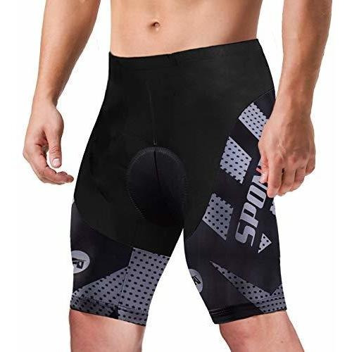 Sponeed Men's Cycling Padded Shorts Men Bike Short Pants Cyc