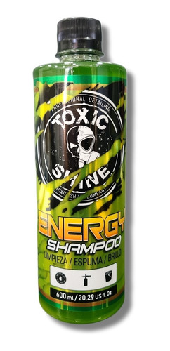 Imagen 1 de 8 de Toxic Shine - Energy Shampoo - Nanotecnología - Ph Neutro