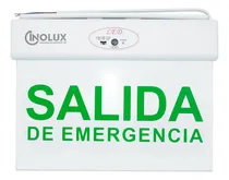Comprar Cartel Salida Emergencia Señalizador Luminoso 3hs Autonomía Color Blanco