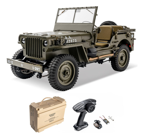 Wowrc Rochobby 1/12  Mb Escalador Rc Jeep, 4x4 Grado Hobby .