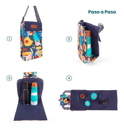 Imagen 10 de 10 de Bolso Matero Desplegable Diseño Aquiles Chilly