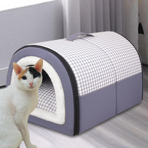 Casa De Animales Para Mascotas, Cama Para Mascotas 2 Gris S