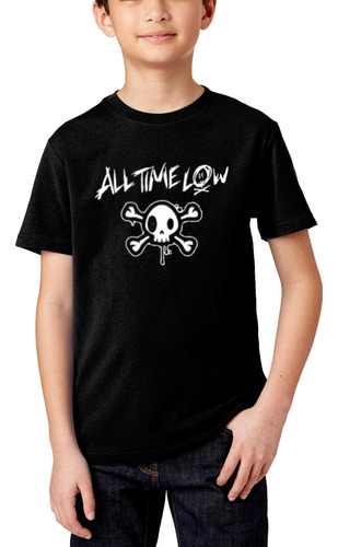Camiseta Infantil All Time Low Banda Pop Punk Exclusivo