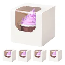 Comprar Cajas Individuales Para Magdalenas Blancas De 15 Unidades Pr