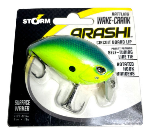 Señuelo Storm Arashi Rattling Wake-crank De 6 Cm 16 G Subsup