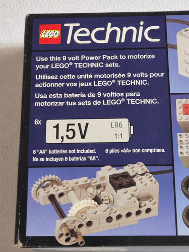 Set Construcción Lego Technic Motor De 9v 8735
