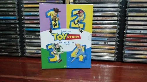 Blu Ray Toy Story Coleção 4 Filmes Disney Novo Lacrado