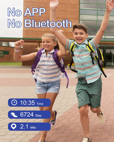 Grv - Reloj De Fitness Sin Bluetooth, Sin Aplicación, No Req