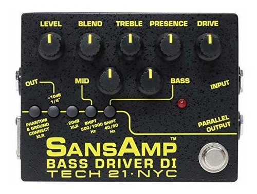 Tech 21 Sansamp Bass Driver Pedal De Efectos Di