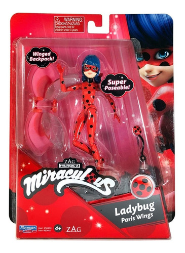 Muneca Miraculous Figura Articulada 13 Cm Con Acc Lny 50400