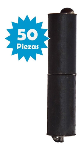 Bisagra Tubular Negra 3/4  50 Pza (bis-t34)