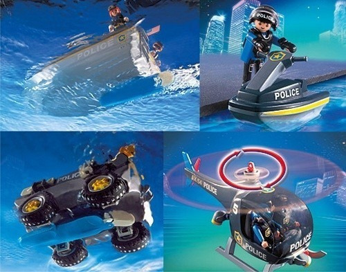 Playmobil 9043 Set Vehiculos Policia Tactica Mundo Manias
