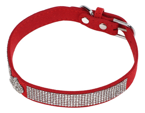 Collar De Perro Con Diamantes De Imitación, Corona Brillante