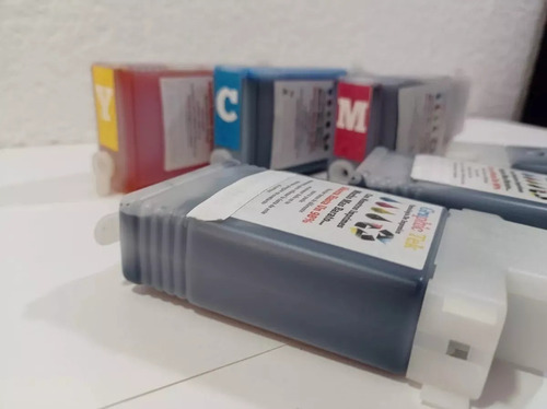 6 Cartucho Rellenable Compatible Canon Pfi102 Prograf Ipf750