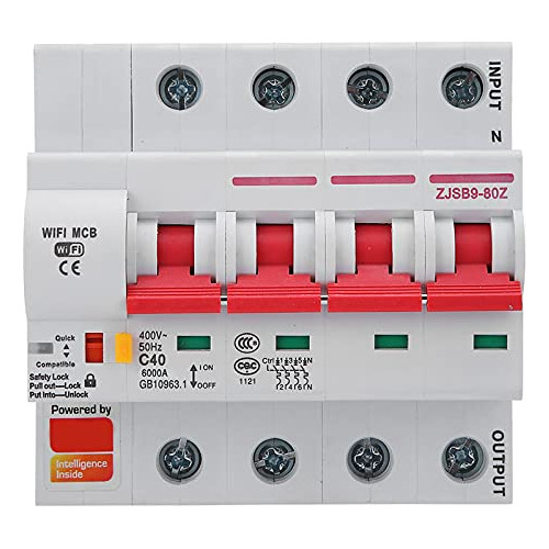 Interruptor Wifi Inteligente Ac220v Miniatura Pa66-dsm Con C