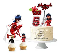 Comprar Adorno Torta Cake Topper Cumpleaños Deco Tematoca Mclb 2 Rojo Cake Topper
