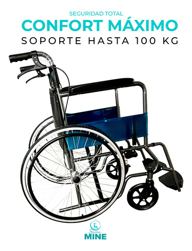 Silla De Ruedas Con Asiento De 20 Pulgadas: Confort Máximo