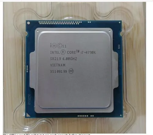 Processador gamer Intel Core i7-4790K CM8064601710501 de 4 Processador gamer Intel Core i7-4790K CM8064601710501 de 4