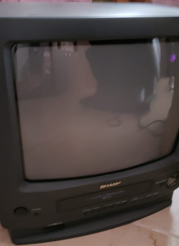 Televisão Sharp Importada - Com Vhs (videocassete)