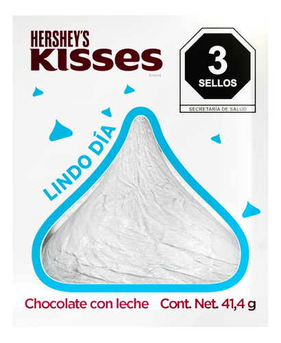 Chocolate Hershey's Kisses Leche 41.4g