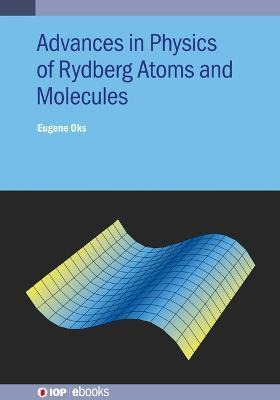 Libro Advances In Physics Of Rydberg Atoms And Molecules ...