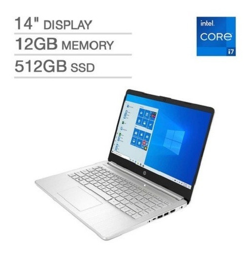 Laptop Hp Core I7 12gb 512gb Intel Iris Xe Gpu Refabricado (Reacondicionado)