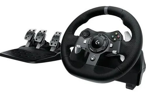 Imagen 4 de 6 de Kit Volante + Pedales G920 Logitech Xbox One / Pc - Bufón