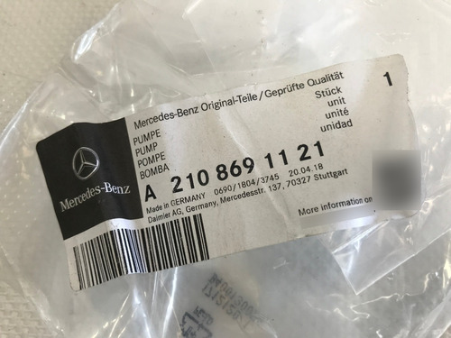 Motor Deposito Limpiabrisas Mercedes Benz C E G Cls 98-2021 (Usado)