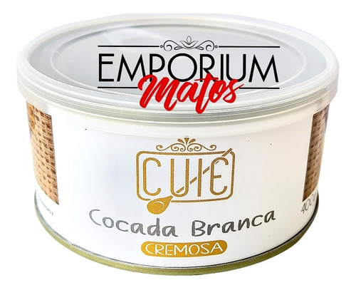 1 Cocada Branca Cremosa - Cuié - 400g