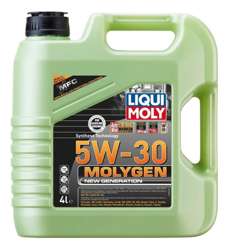 Aceite De Motor Molygen 5w30 Liqui Moly 4lts