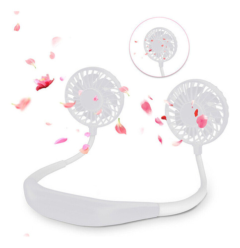 M Ventilador De Cuello Con Doble Refrigeración: Usb
